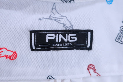 PING(ピン) ポロシャツ 白 レディース S A-6