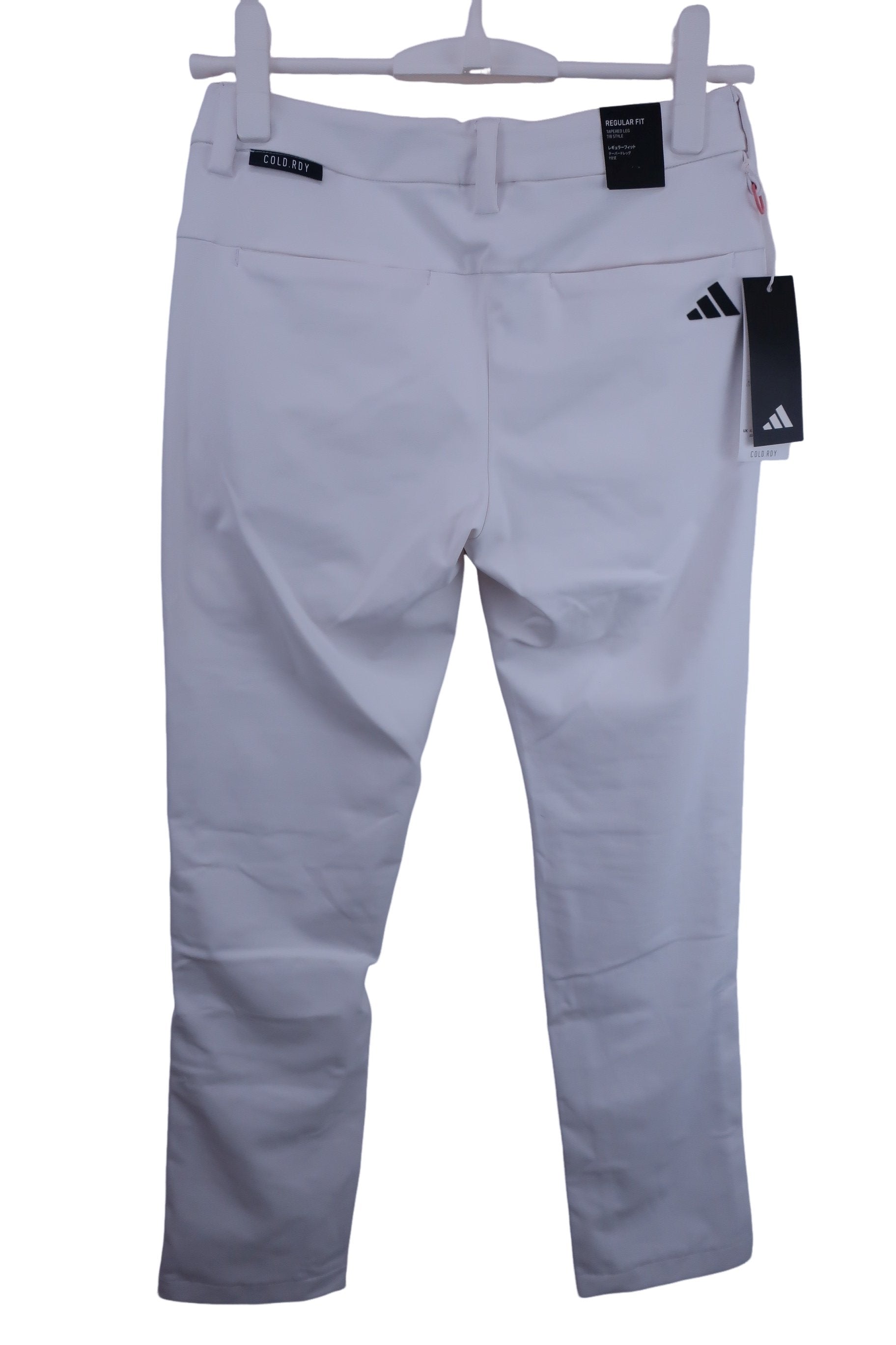 adidas(アディダス) COLD. RDY キルトコンビネーション アンクルパンツ 白 レディース S HY0864 N-3