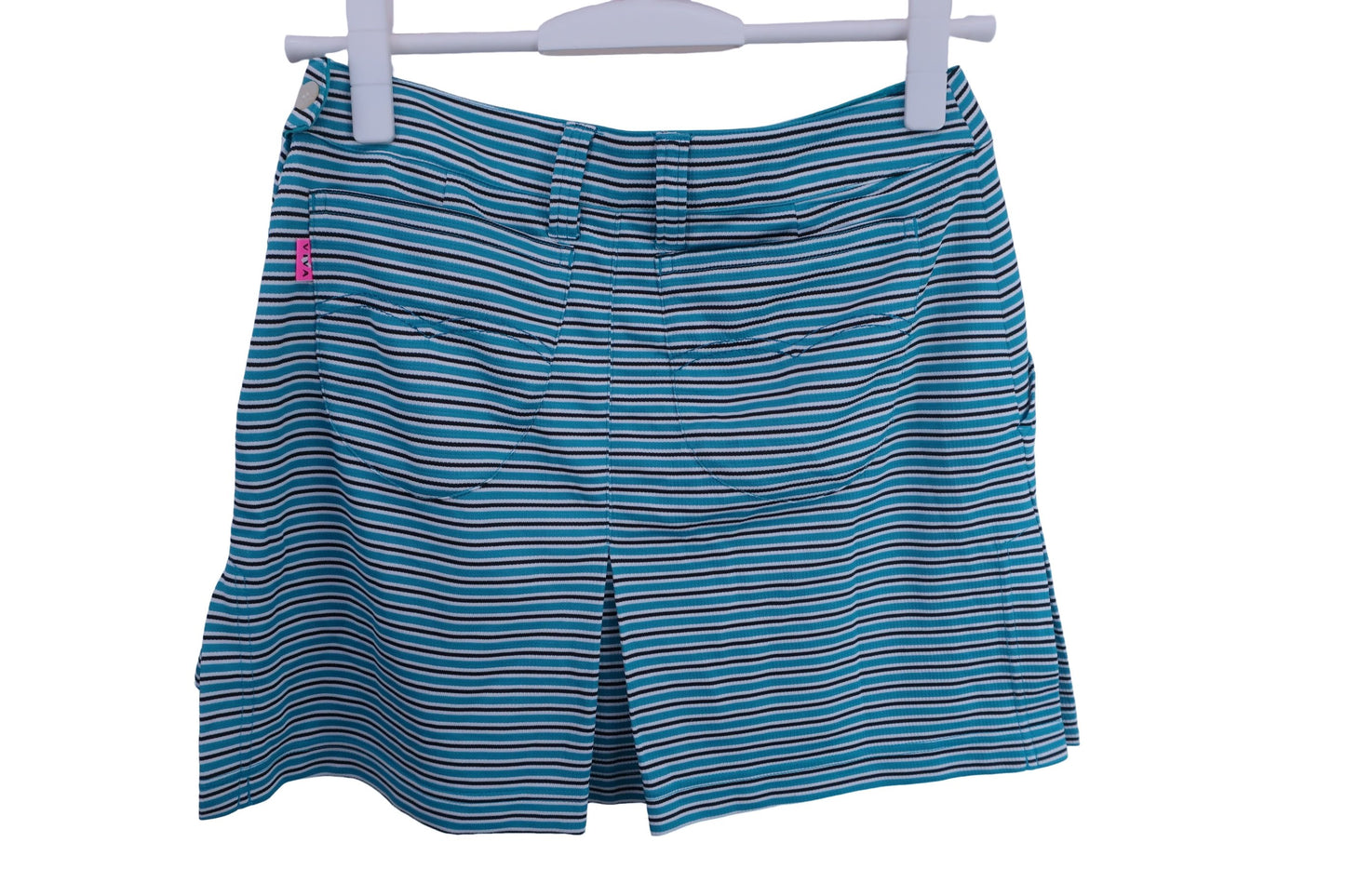 VIVA HEART(ビバハート) スカート 緑系ボーダー レディース 38 012-77543 N-4