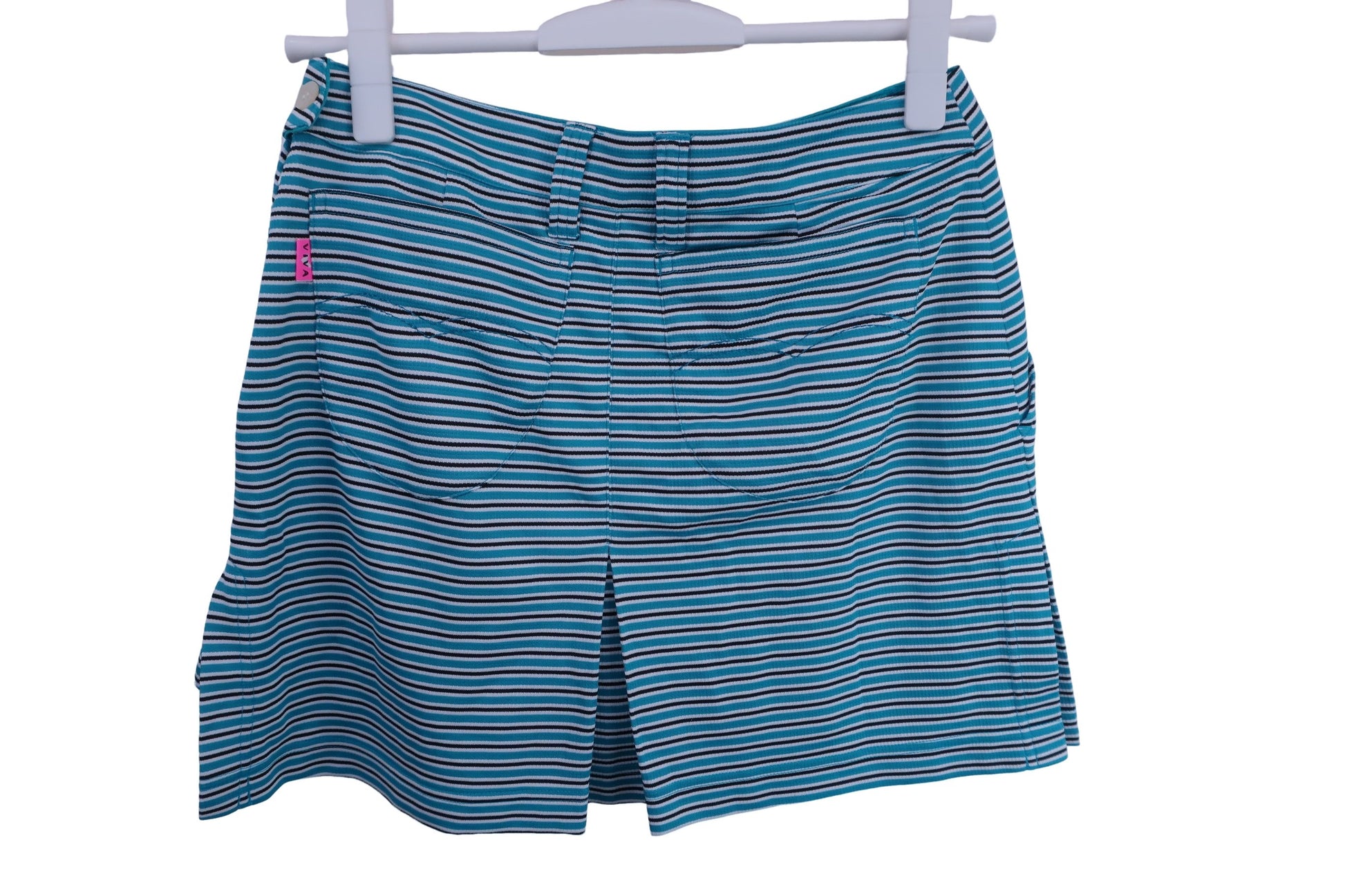 VIVA HEART(ビバハート) スカート 緑系ボーダー レディース 38 012-77543 N-4