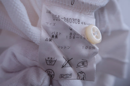 PEARLY GATES(パーリーゲイツ) ポロシャツ 白 レディース 0 055-260308 B-5