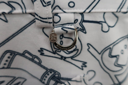 Munsingwear(マンシングウェア) ワンピース 白ネイビー レディース L A-5