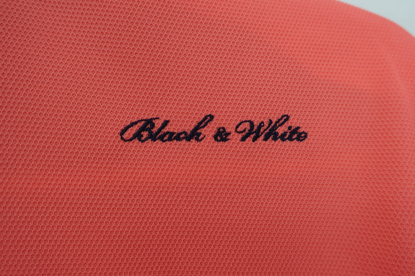 Black & White(ブラック&ホワイト) ポロシャツ サーモンピンク レディース L A-4