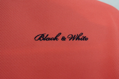 Black & White(ブラック&ホワイト) ポロシャツ サーモンピンク レディース L A-4