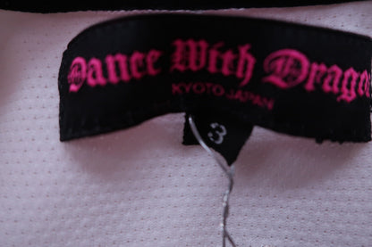 Dance With Dragon(ダンスウィズドラゴン) ポロシャツ 白 レディース 3 D2-165308 A-3