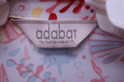 adabat(アダバット) ワンピース 白カラフル総柄 レディース 38 A-3