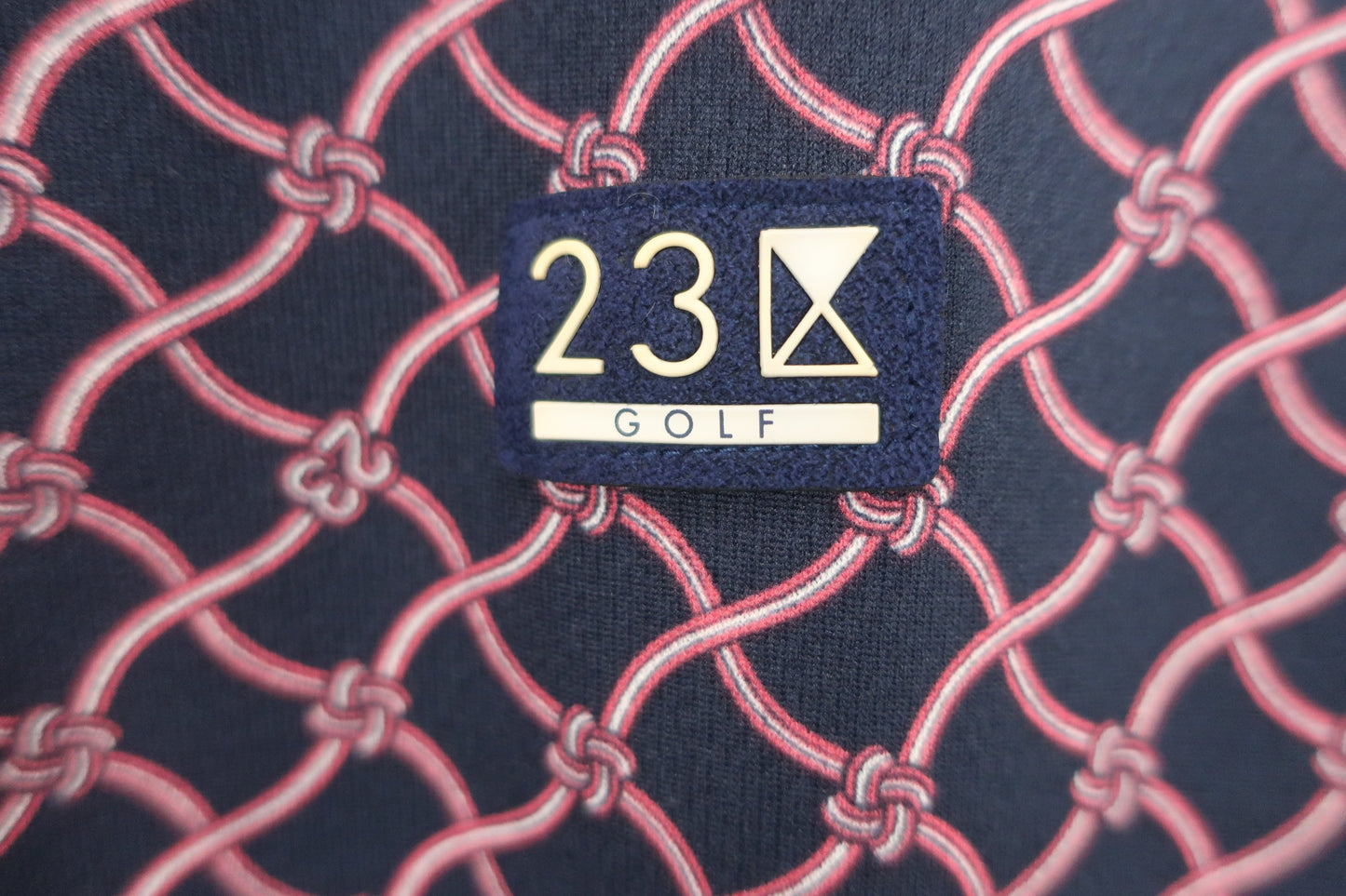 23区 GOLF(23区ゴルフ) ポロシャツ ネイビー紐柄 レディース ? A-3