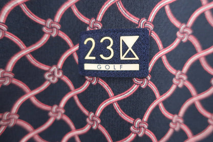 23区 GOLF(23区ゴルフ) ポロシャツ ネイビー紐柄 レディース ? A-3