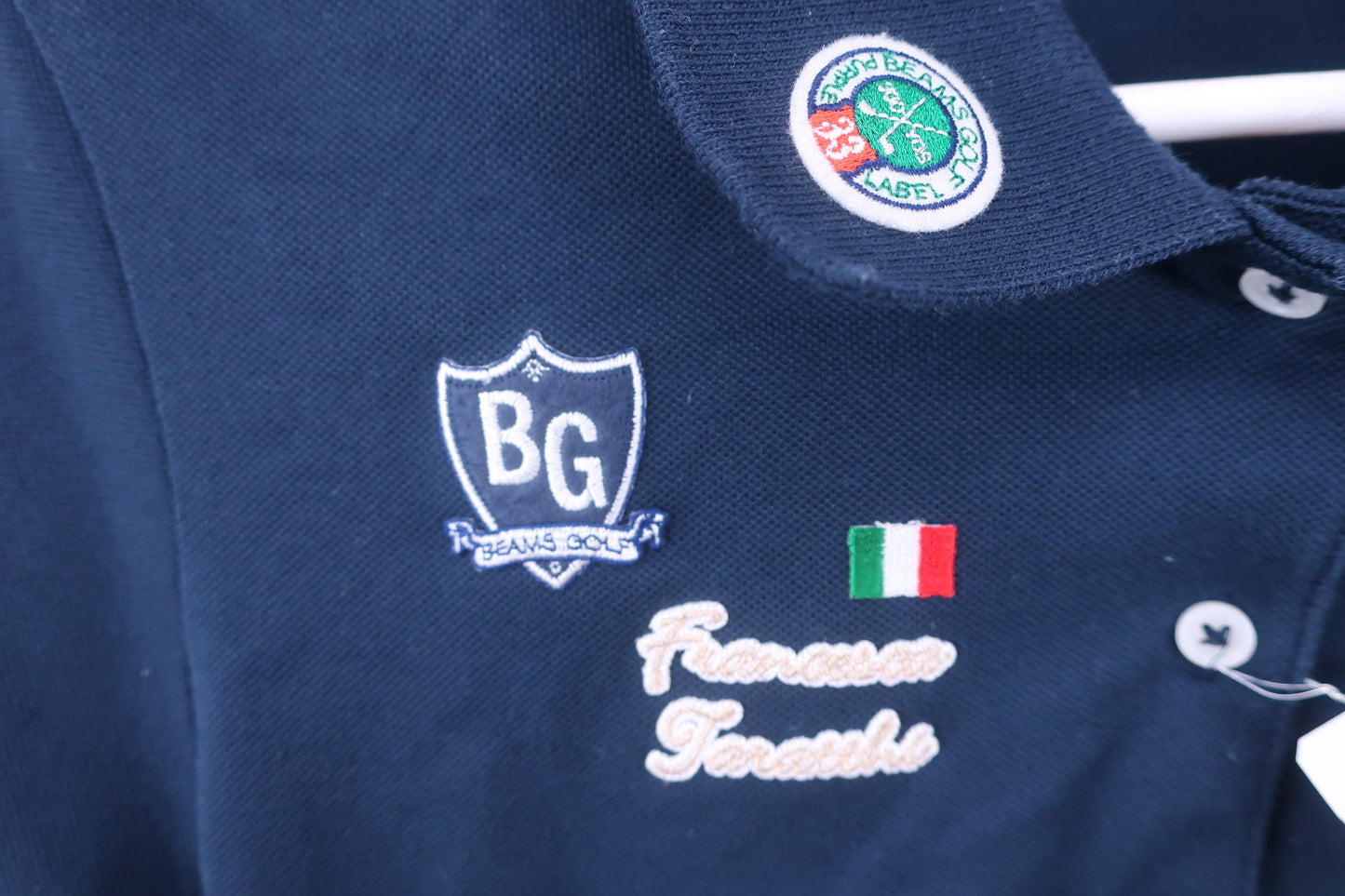 BEAMS GOLF(ビームスゴルフ) ポロシャツ ネイビー レディース L A-3