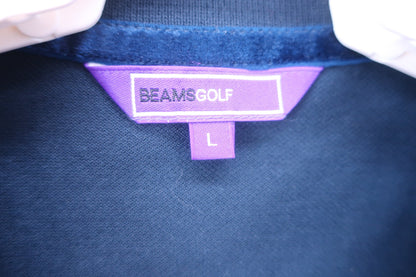 BEAMS GOLF(ビームスゴルフ) ポロシャツ ネイビー レディース L A-6