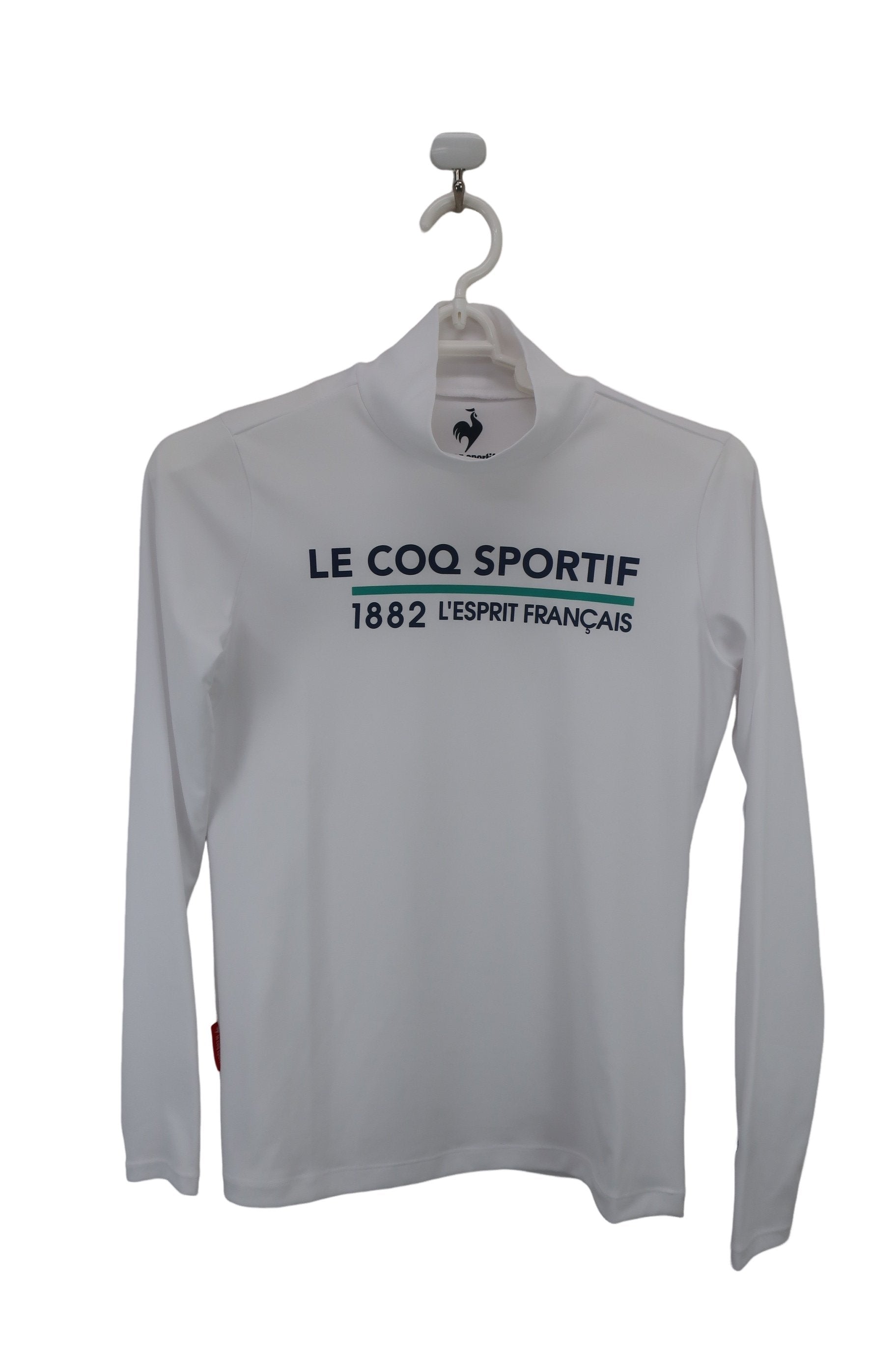 le coq sportif(ルコックスポルティフ) モックネックシャツ 白 レディース M A-1