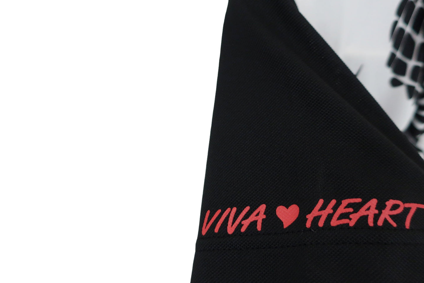 VIVA HEART(ビバハート) ポロシャツ 白黒 レディース 42 A-2