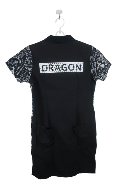 Dance With Dragon(ダンスウィズドラゴン) ワンピース 黒白総柄 レディース 3 D2-803300 A-2