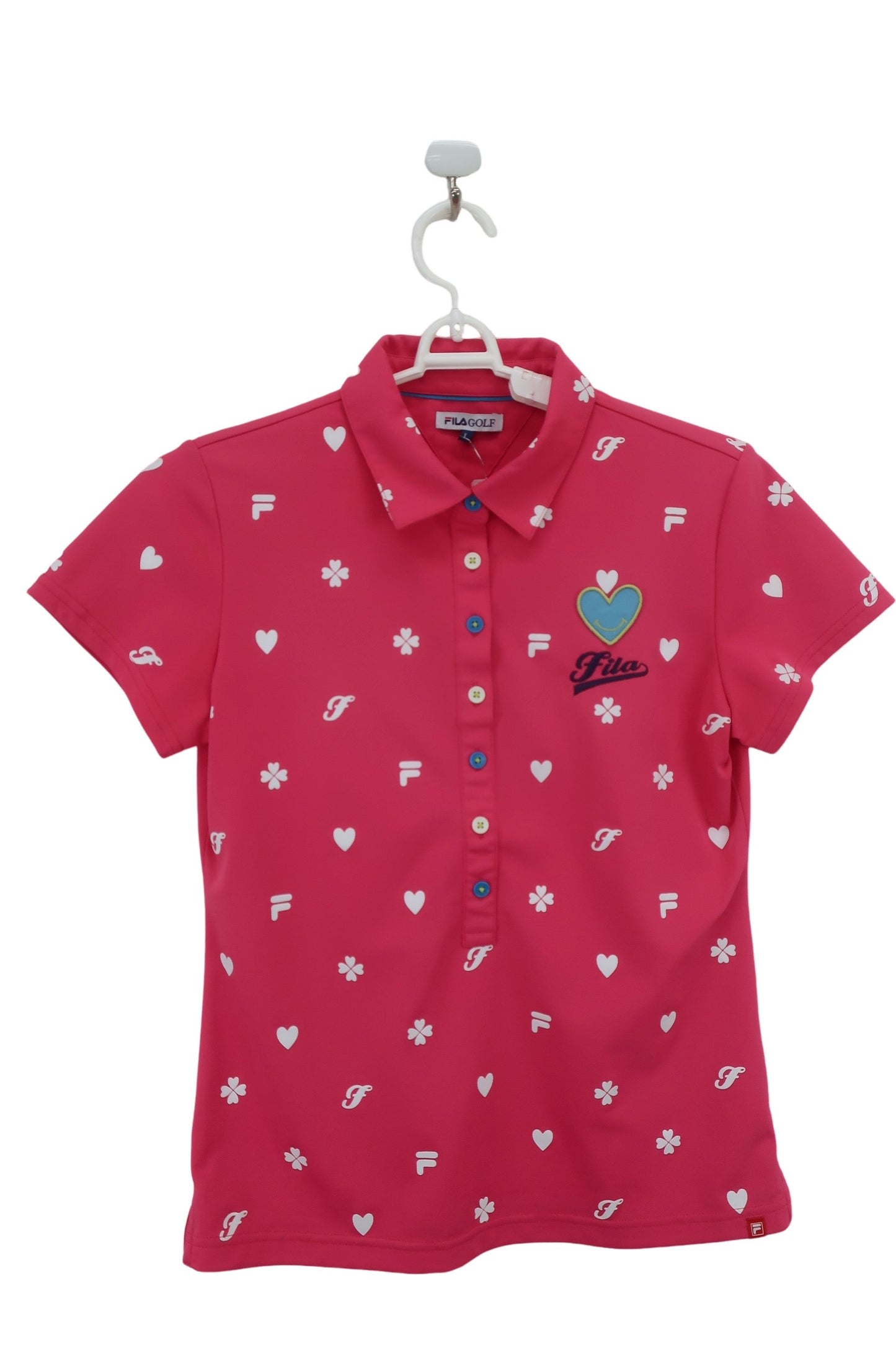 FILA GOLF(フィラゴルフ) ポロシャツ ピンク レディース L A-1