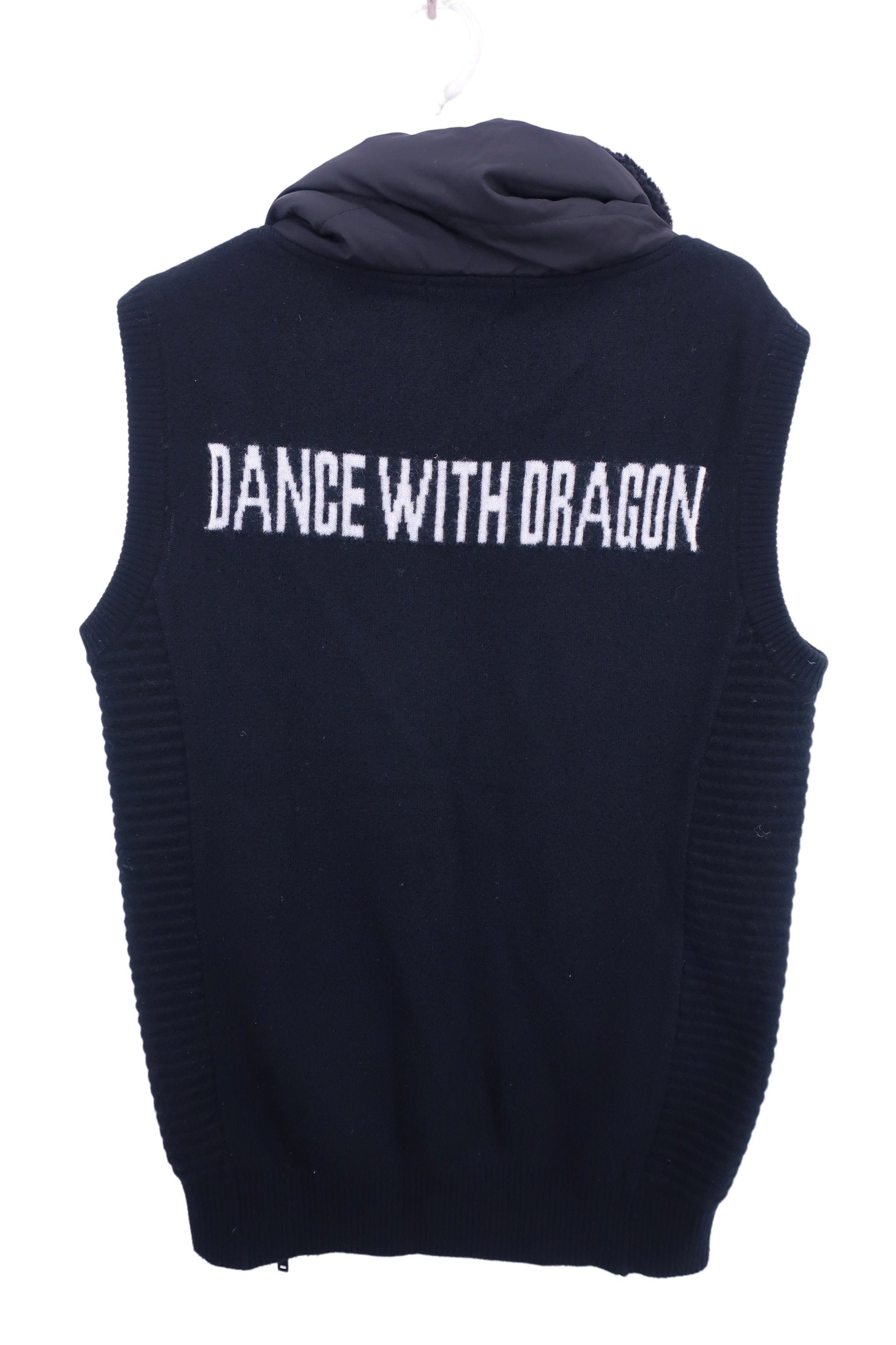 Dance With Dragon(ダンスウィズドラゴン) ニットベスト 黒 メンズ 3 D1-611700 A-5