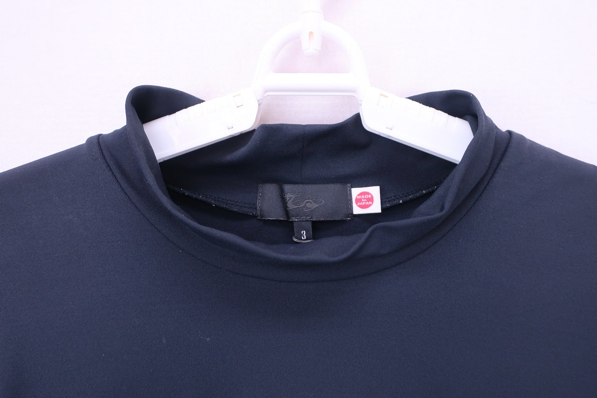 Dance With Dragon(ダンスウィズドラゴン) 半袖モックネックシャツ ネイビー メンズ 3 D1-183324 A-2