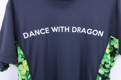 Dance With Dragon(ダンスウィズドラゴン) 半袖モックネックシャツ ネイビー メンズ 3 D1-183324 A-3