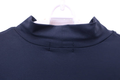 Dance With Dragon(ダンスウィズドラゴン) 半袖モックネックシャツ ネイビー メンズ 3 D1-183324 A-5