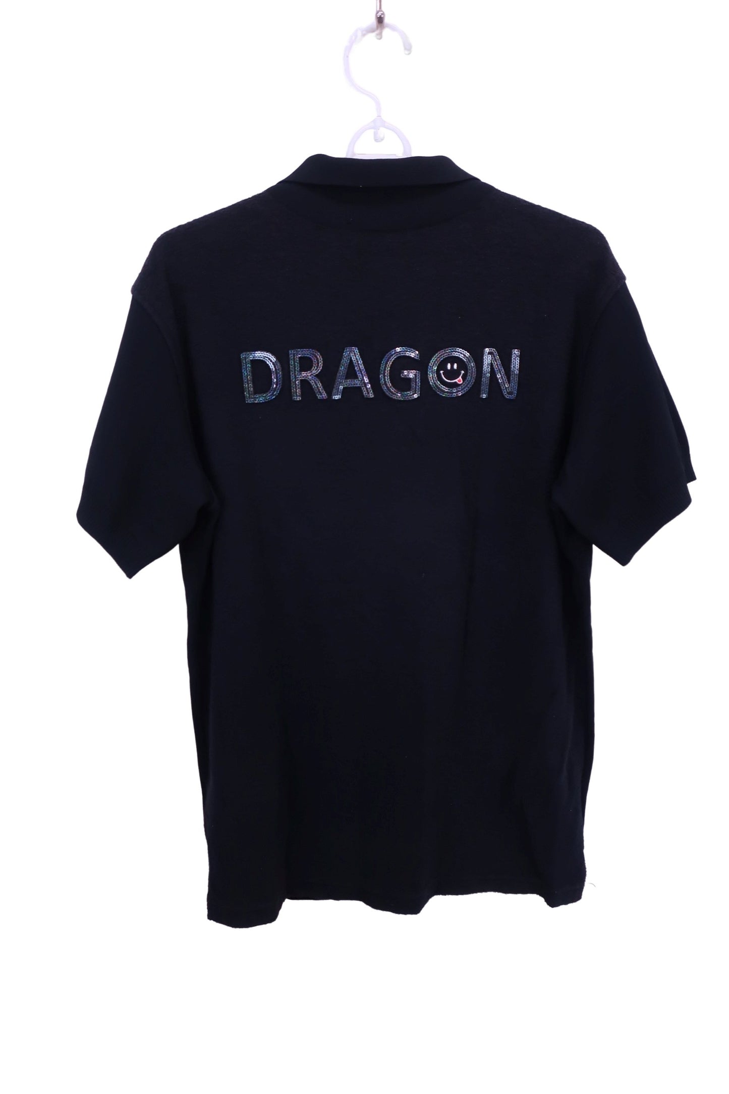 Dance With Dragon(ダンスウィズドラゴン) ポロシャツ 黒 メンズ 3 D1-623300 A-4