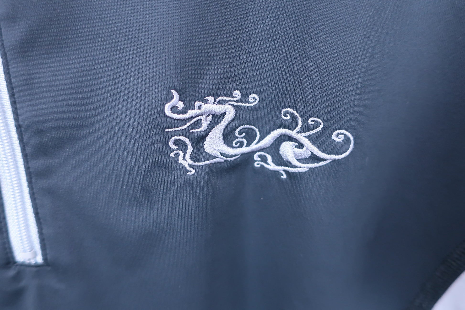 Dance With Dragon(ダンスウィズドラゴン) ハーフジップシャツ 黒 メンズ 3 D1-184325 A-3