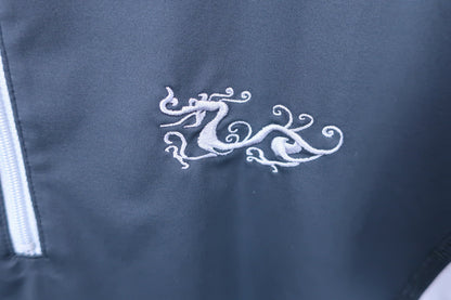 Dance With Dragon(ダンスウィズドラゴン) ハーフジップシャツ 黒 メンズ 3 D1-184325 A-3