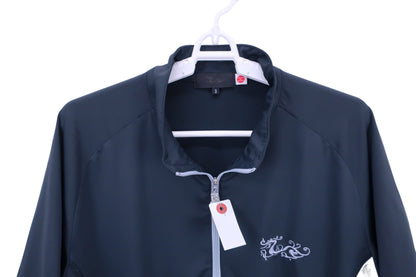 Dance With Dragon(ダンスウィズドラゴン) ハーフジップシャツ 黒 メンズ 3 D1-184325 A-5