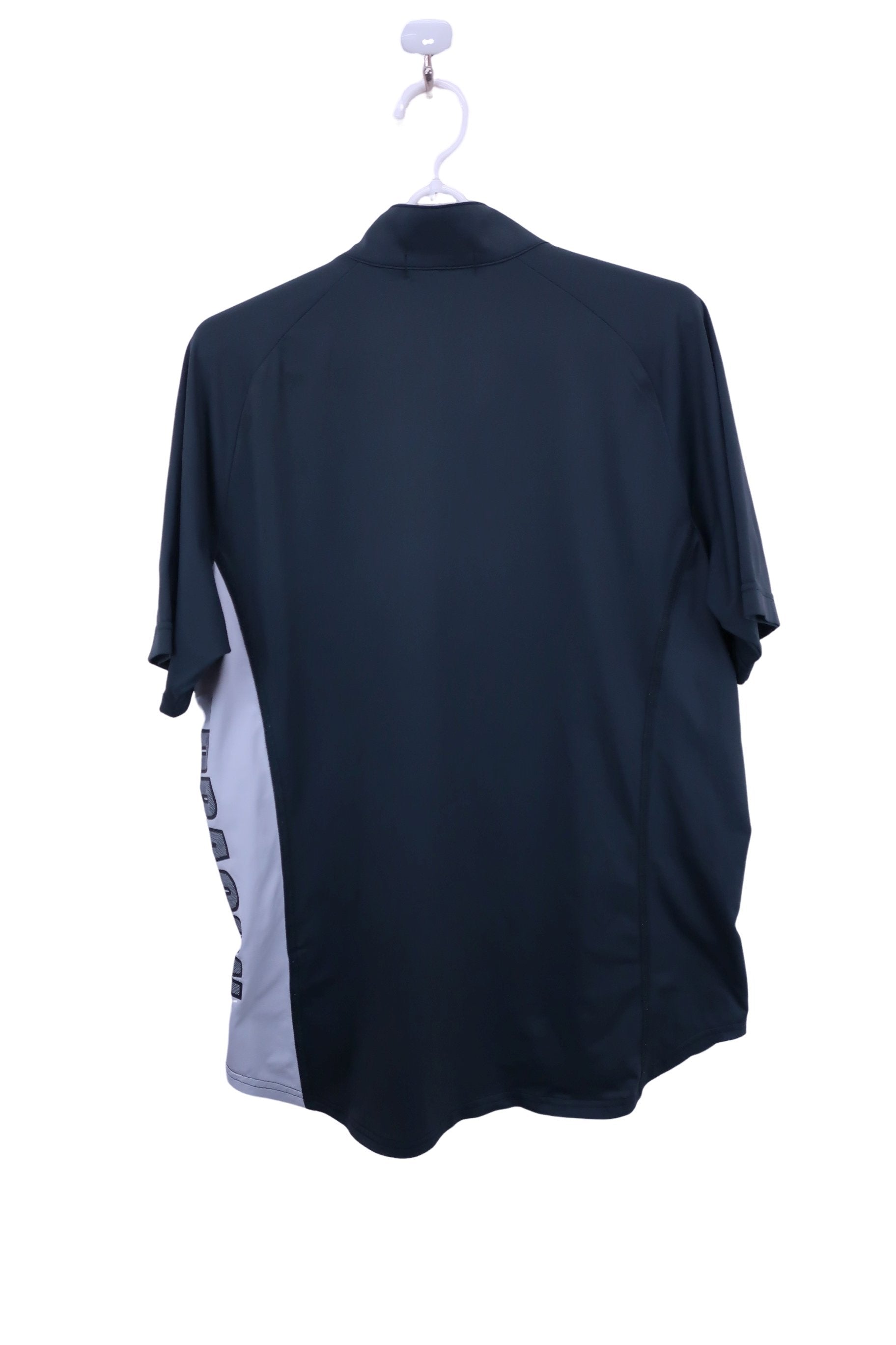 Dance With Dragon(ダンスウィズドラゴン) ハーフジップシャツ 黒 メンズ 3 D1-184325 A-6