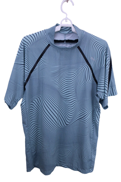 PUMA GOLF(プーマゴルフ) 半袖モックネックシャツ ブルー系 メンズ L A-1