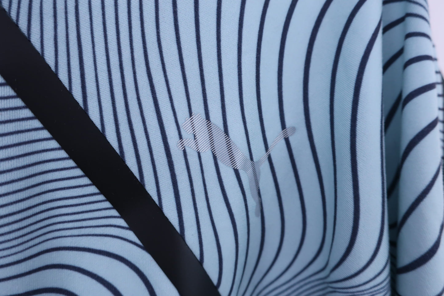 PUMA GOLF(プーマゴルフ) 半袖モックネックシャツ ブルー系 メンズ L A-3