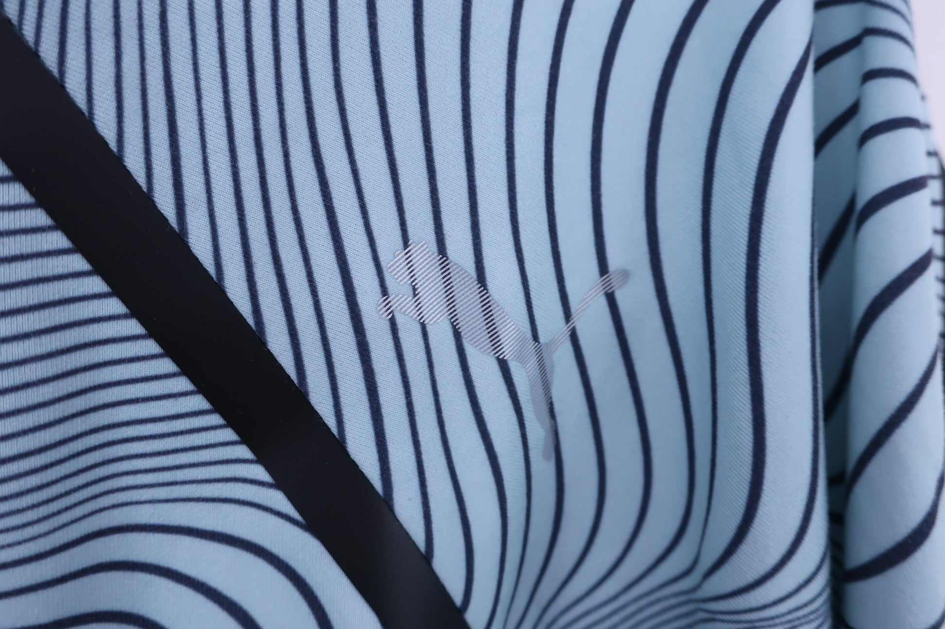 PUMA GOLF(プーマゴルフ) 半袖モックネックシャツ ブルー系 メンズ L A-3