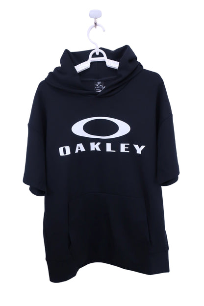 OAKLEY(オークリー) 半袖フードパーカー 黒 メンズ L A-1