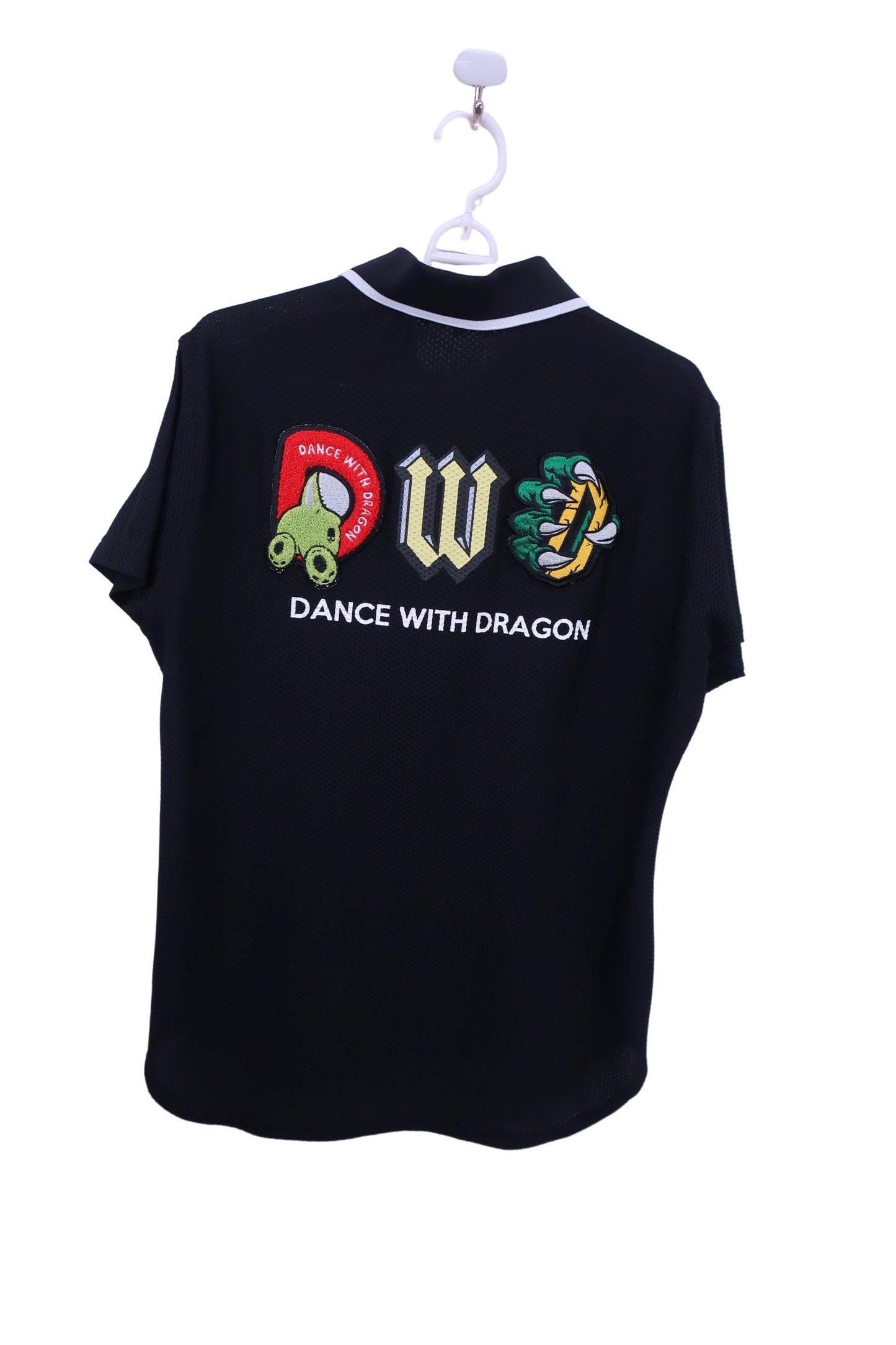 Dance With Dragon(ダンスウィズドラゴン) ポロシャツ 黒 メンズ 3 D1-185323 A-4
