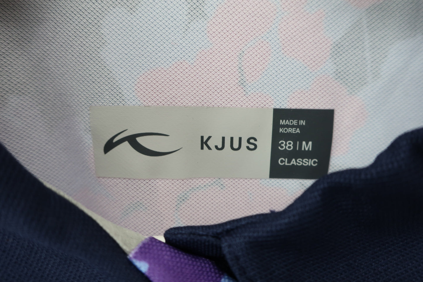 KJUS(チュース) ポロシャツ 紫系総柄 レディース M A-2