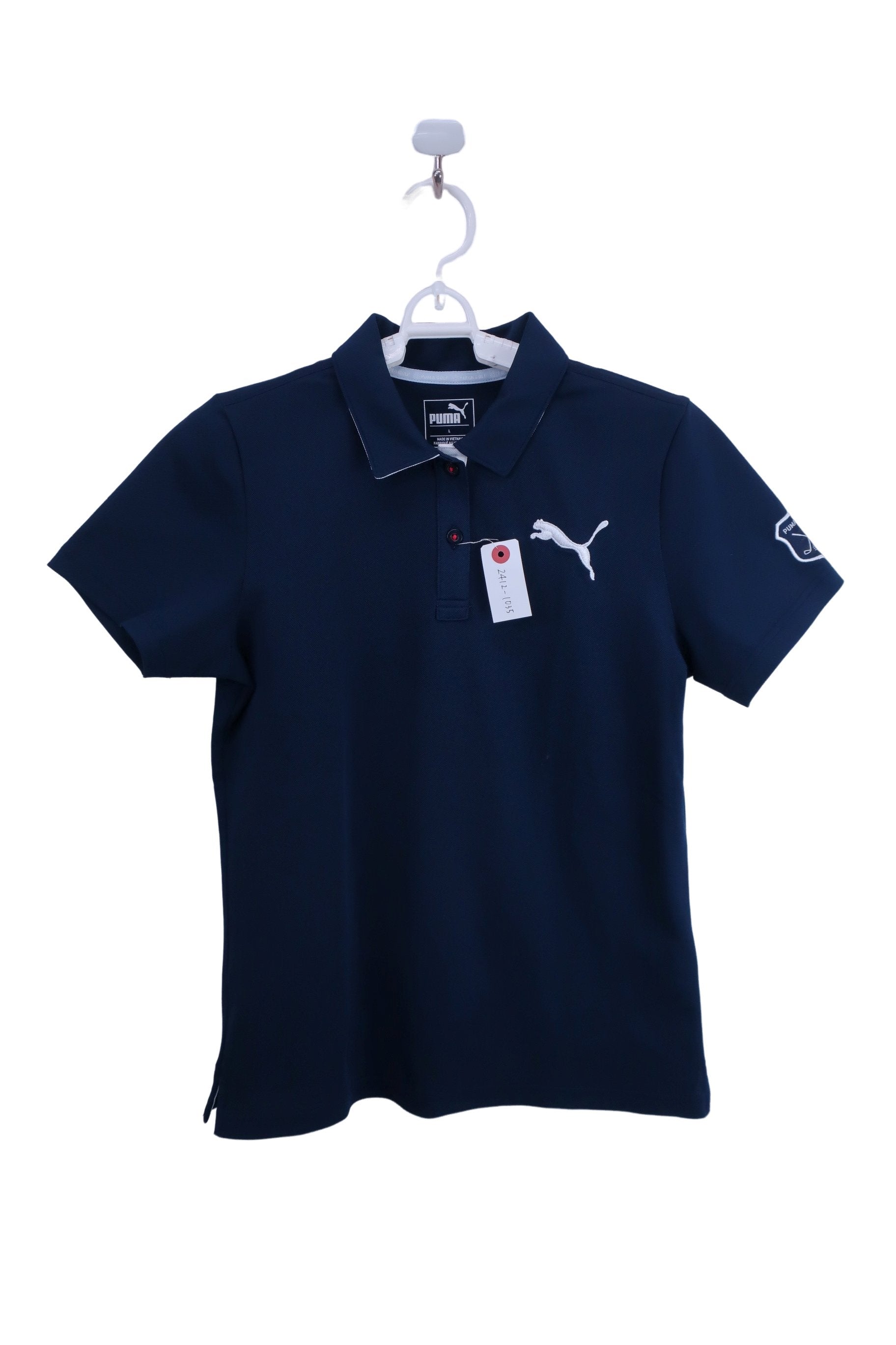 PUMA GOLF(プーマゴルフ) ポロシャツ ネイビー レディース L A-1