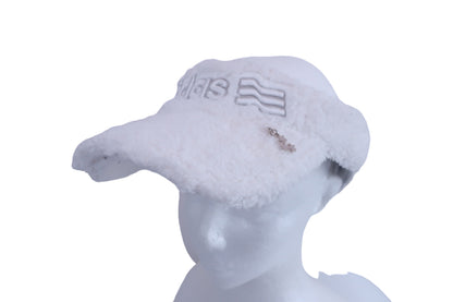 adidas(アディダス) サンバイザー 白ボア レディース フリーサイズ B-1