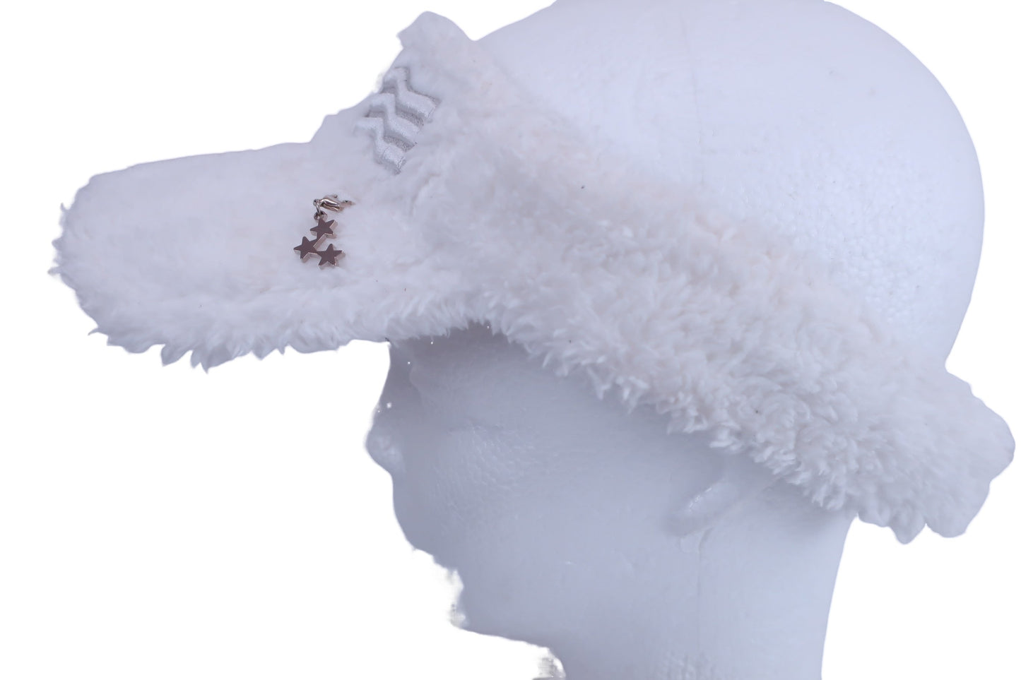 adidas(アディダス) サンバイザー 白ボア レディース フリーサイズ B-4