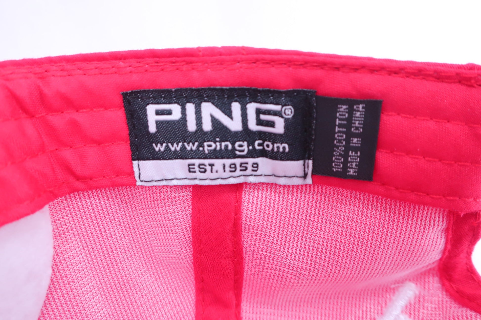 PING(ピン) キャップ 赤 レディース フリーサイズ N-7