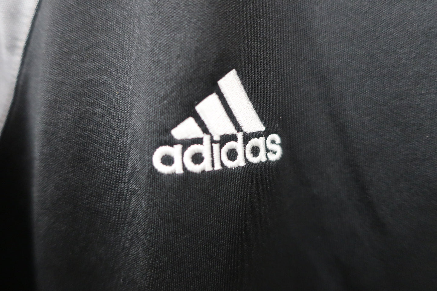 adidas(アディダス) ハーフジップポロシャツ 黒 メンズ XO A-2