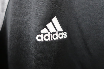 adidas(アディダス) ハーフジップポロシャツ 黒 メンズ XO A-2