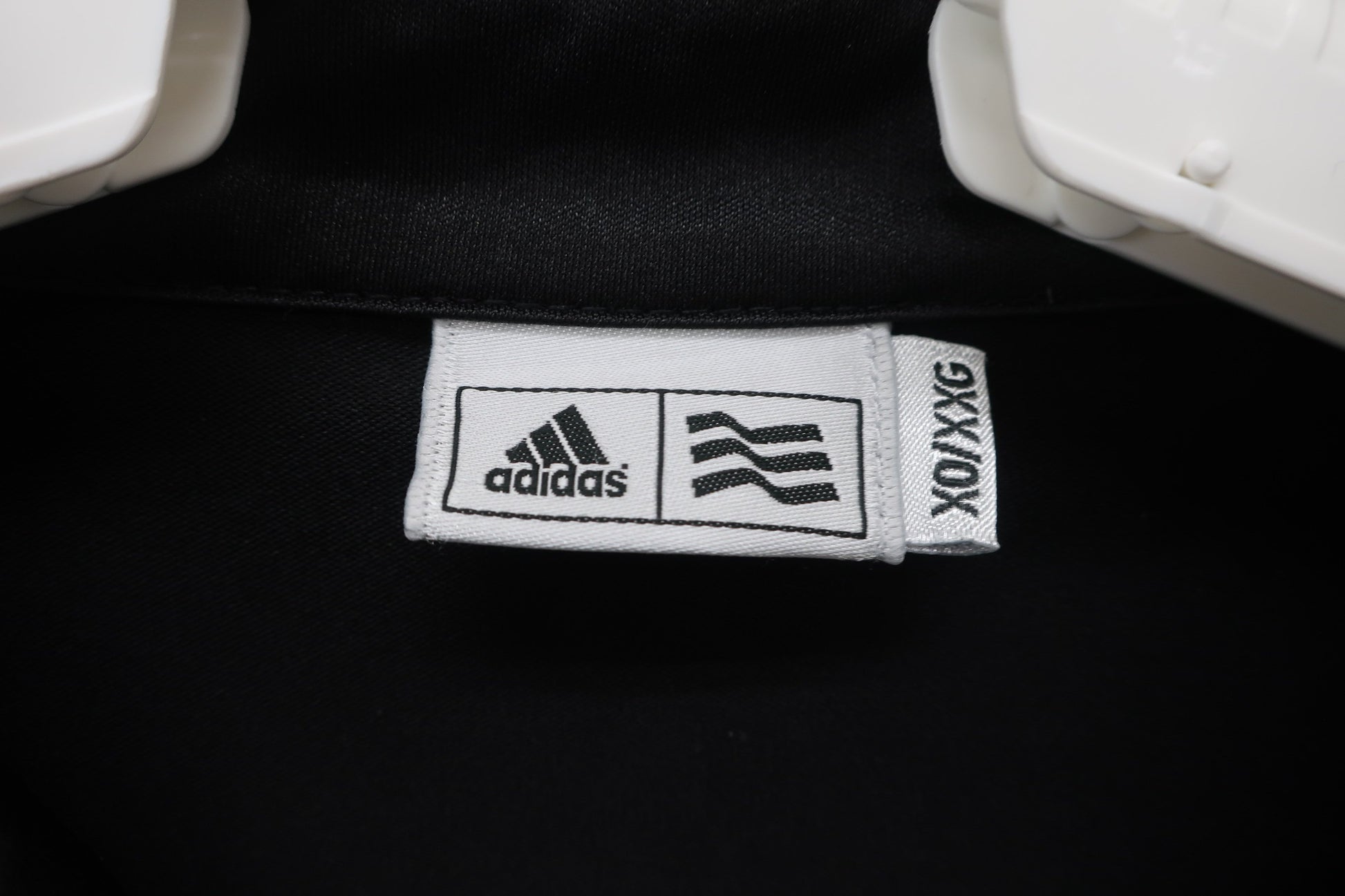 adidas(アディダス) ハーフジップポロシャツ 黒 メンズ XO A-3