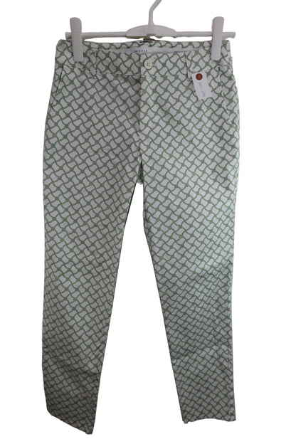 23区 GOLF(23区ゴルフ) パンツ 白緑総柄 レディース 61 A-1