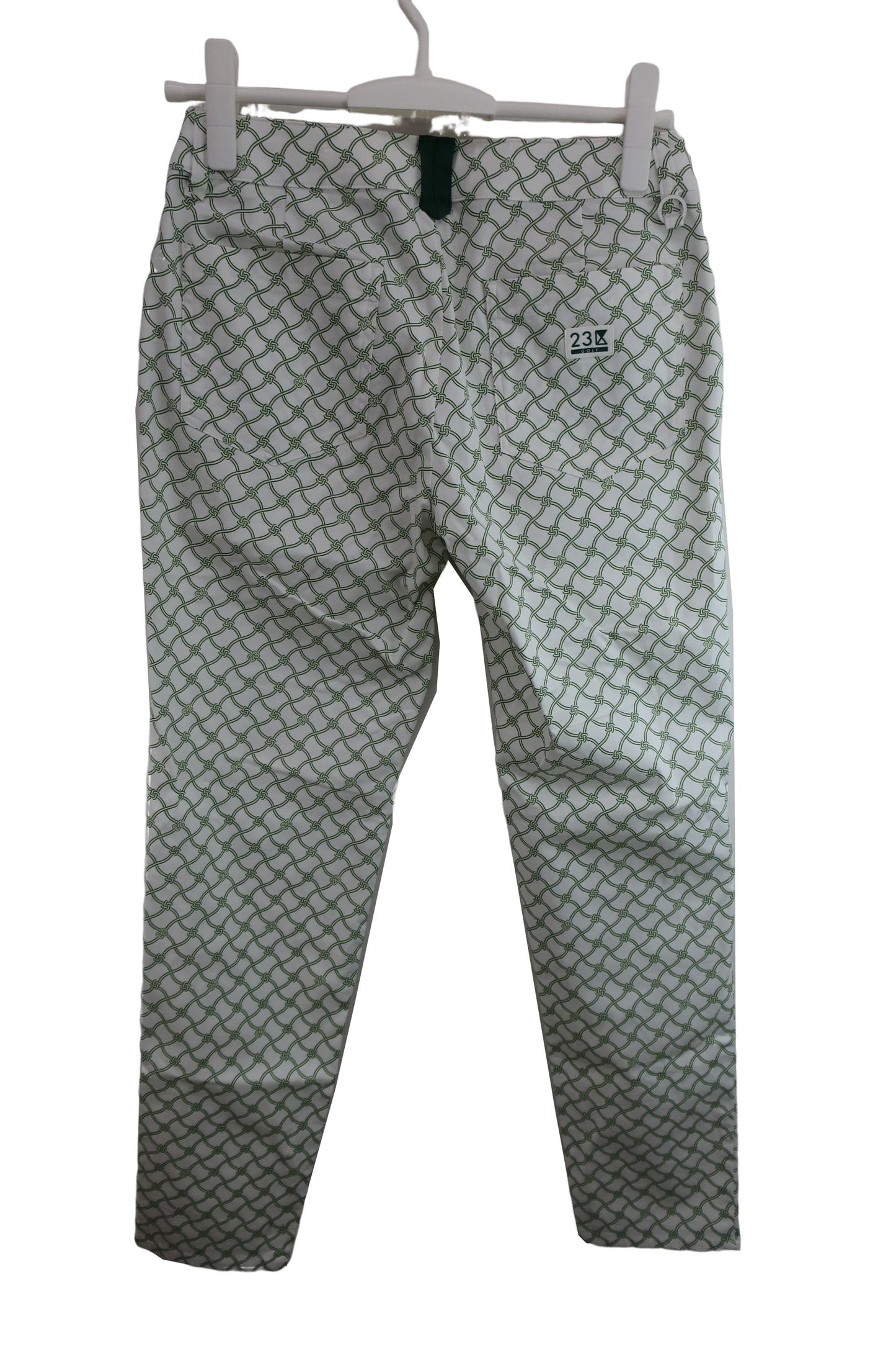 23区 GOLF(23区ゴルフ) パンツ 白緑総柄 レディース 61 A-2