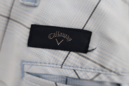 Callaway(キャロウェイ) パンツ 水色チェック柄 メンズ M 241-6120502 B-4