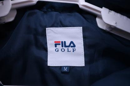 FILA GOLF(フィラゴルフ) ジャケットパンツ上下セット ネイビーグレー レディース M A-3