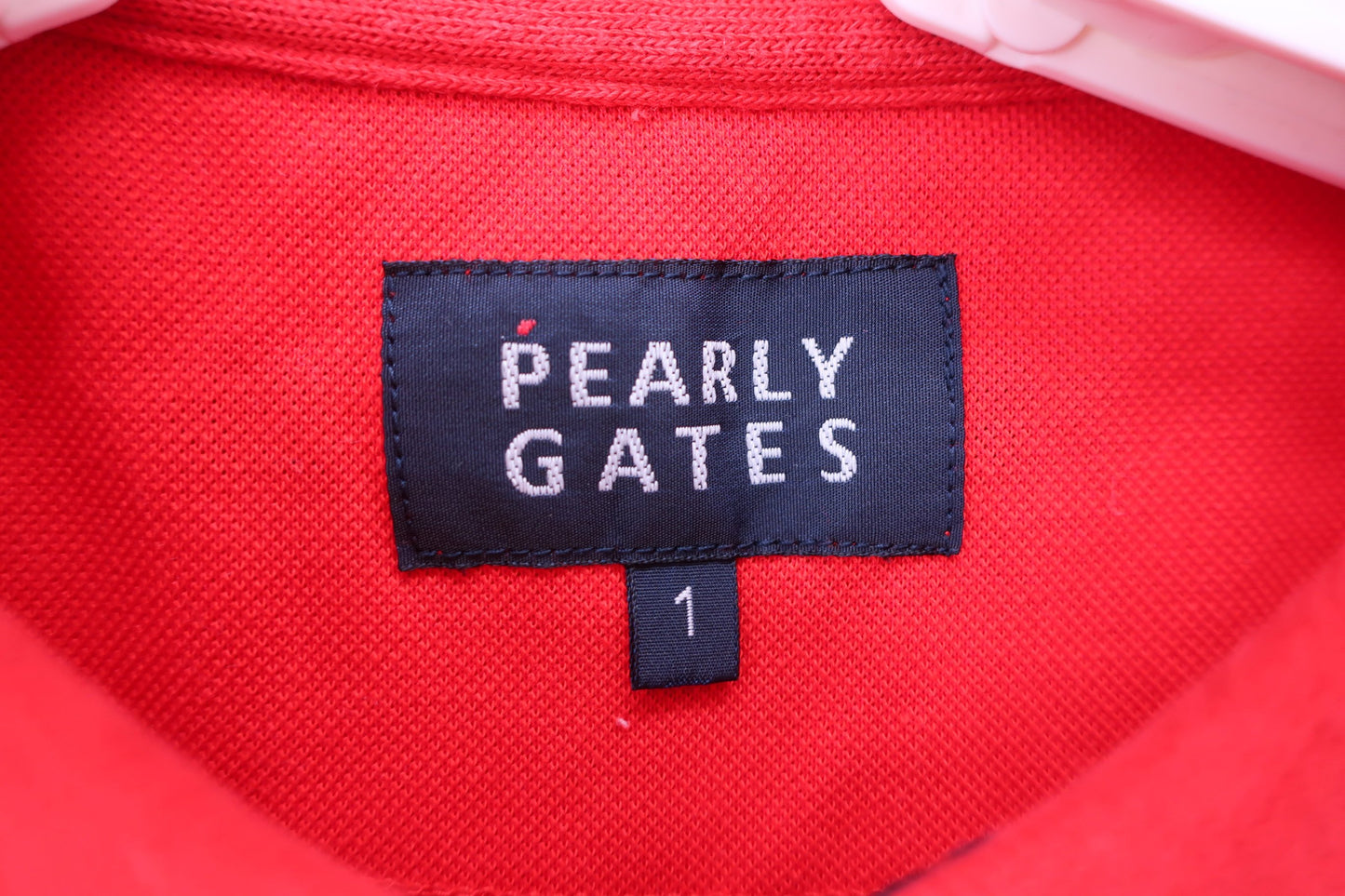 PEARLY GATES(パーリーゲイツ) ポロシャツ 赤 レディース 1 055-7160594 B-2