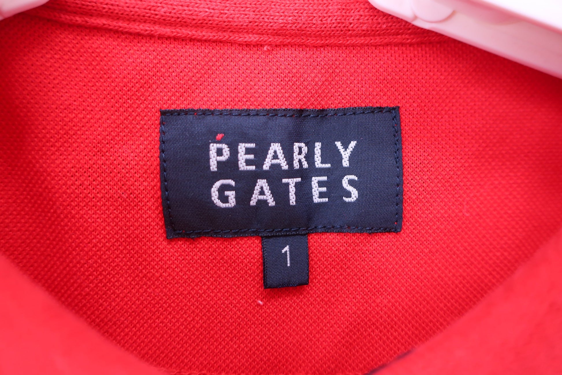 PEARLY GATES(パーリーゲイツ) ポロシャツ 赤 レディース 1 055-7160594 B-2