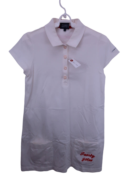 PEARLY GATES(パーリーゲイツ) ポロシャツワンピース 白 レディース 1 055-124551 B-1
