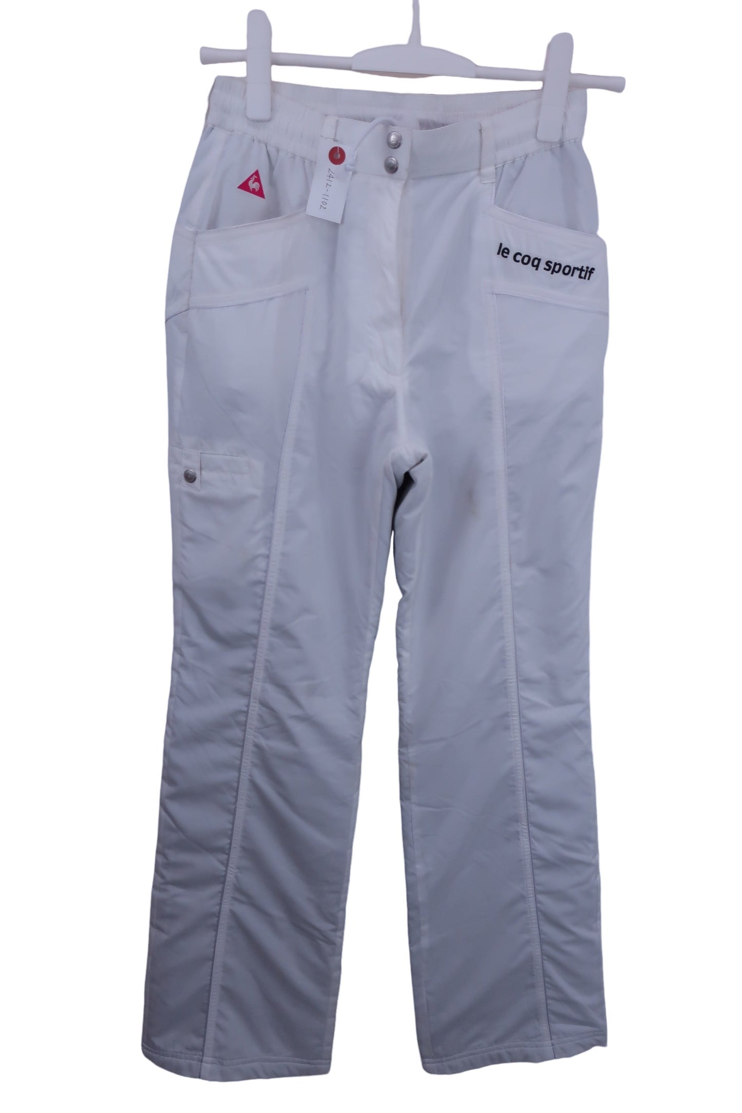 le coq sportif(ルコックスポルティフ) パンツ 白 レディース S B-1