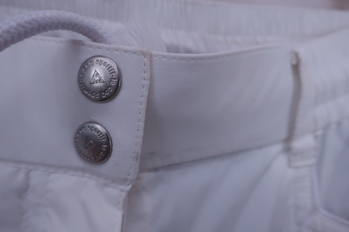 le coq sportif(ルコックスポルティフ) パンツ 白 レディース S B-2