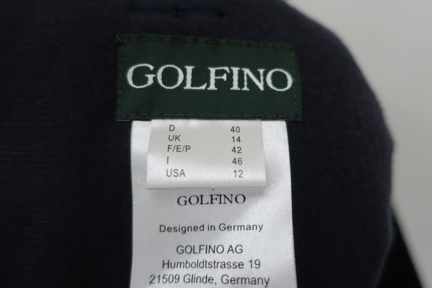 GOLFINO(ゴルフィーノ) パンツ ネイビー レディース USA表記12 A